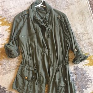 Army green jacket
