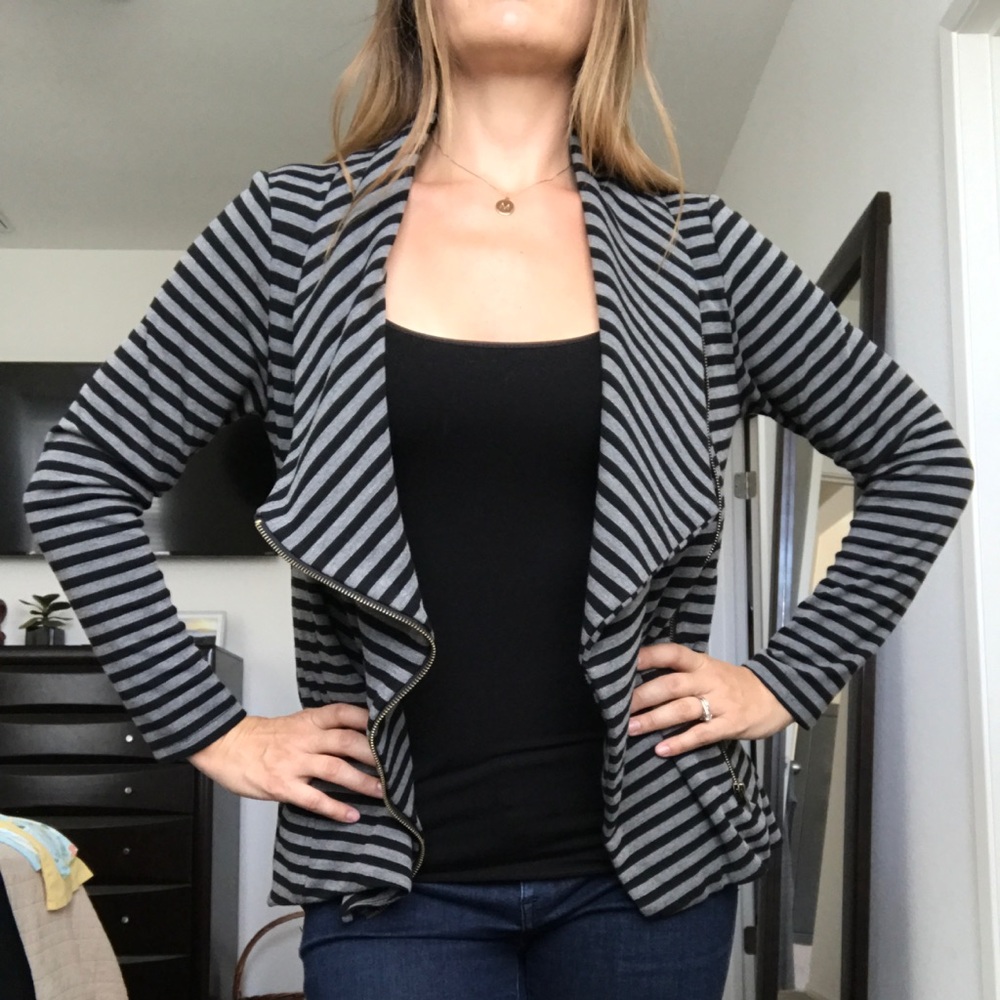 Long sleeve zip sweater/jacket