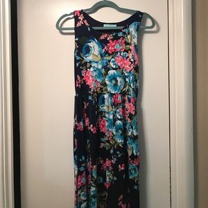 Floral maxi dress-XL