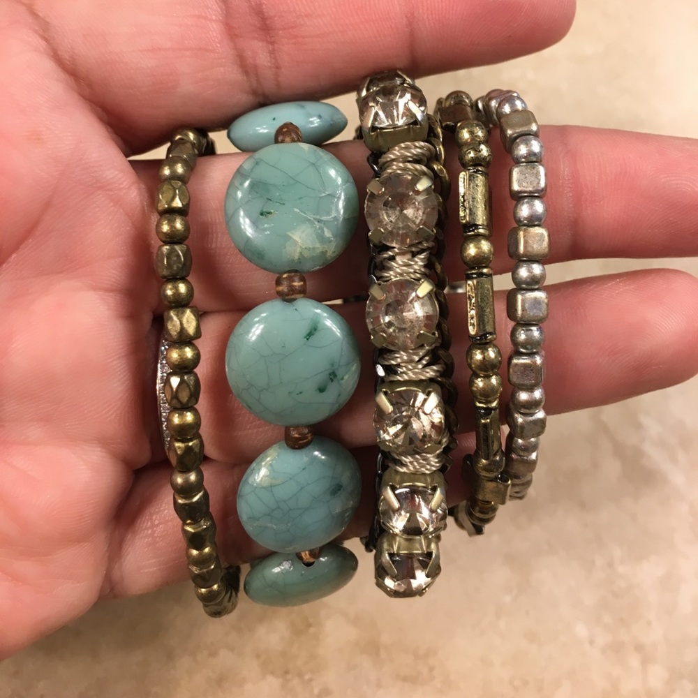 Bunch of bracelets