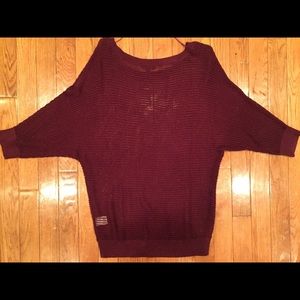 Apt. 9 maroon sparkly shirt size extra small
