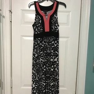 Black, White, and Cream Maxi