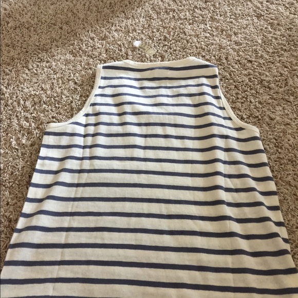 Madewell Striped Hiatus Tank Top, NWT - Picture 6 of 7