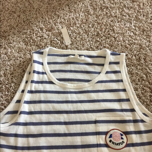 Madewell Striped Hiatus Tank Top, NWT - Picture 7 of 7