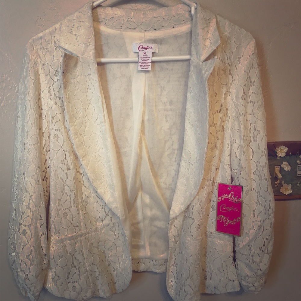 Lace blazer
