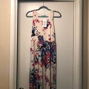 Floral maxi dress-XL