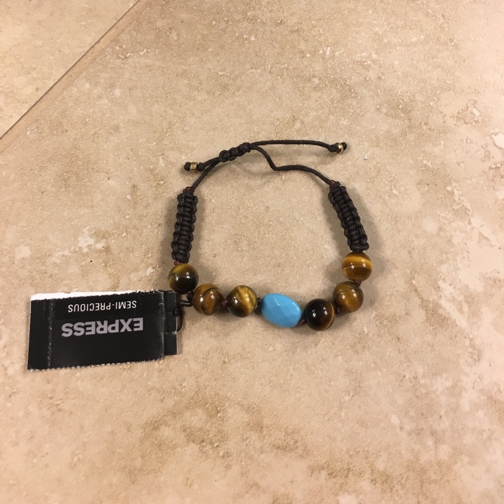Semi-precious stone bracelet