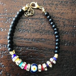Black Evil Eye Bracelet