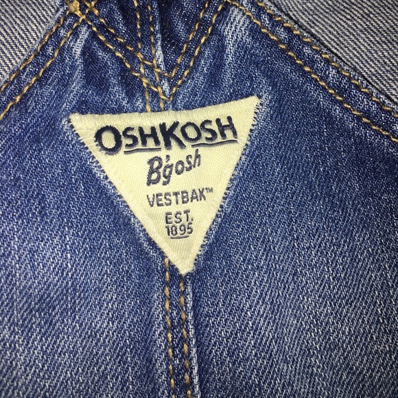 4T OshKosh denim jumper - Picture 3 of 4