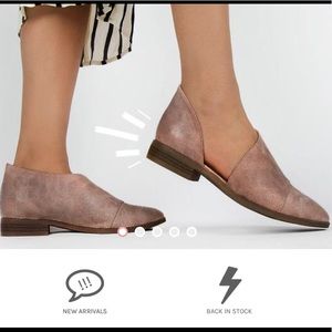 Monte Blanc Open Shank Ballerina Flats