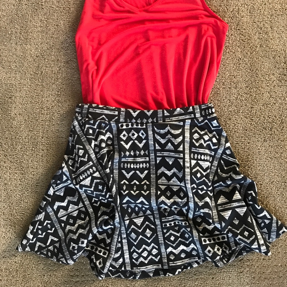 Tribal mini skirt