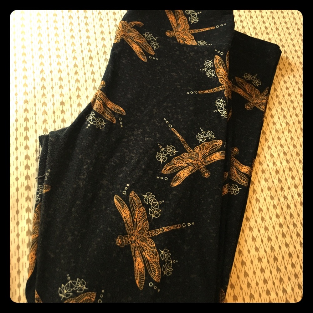Lularoe dragonfly leggings