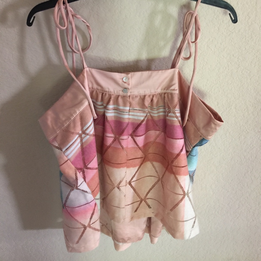 Anthropologie Akemi + Kin Geo Print Tie Shoulder - Picture 5 of 7