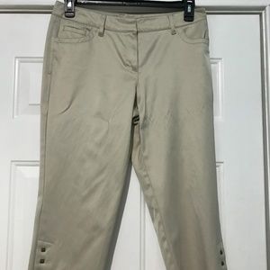 Zac and Rachel Khaki Capris