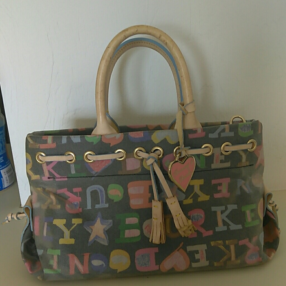 Authentic Dooney & Bourke tassel tote.