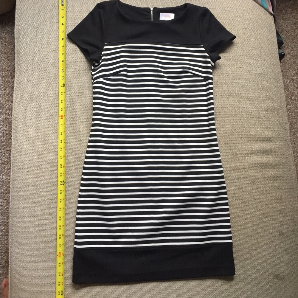 Laundry by Shelli Segal striped shift dress sz 4