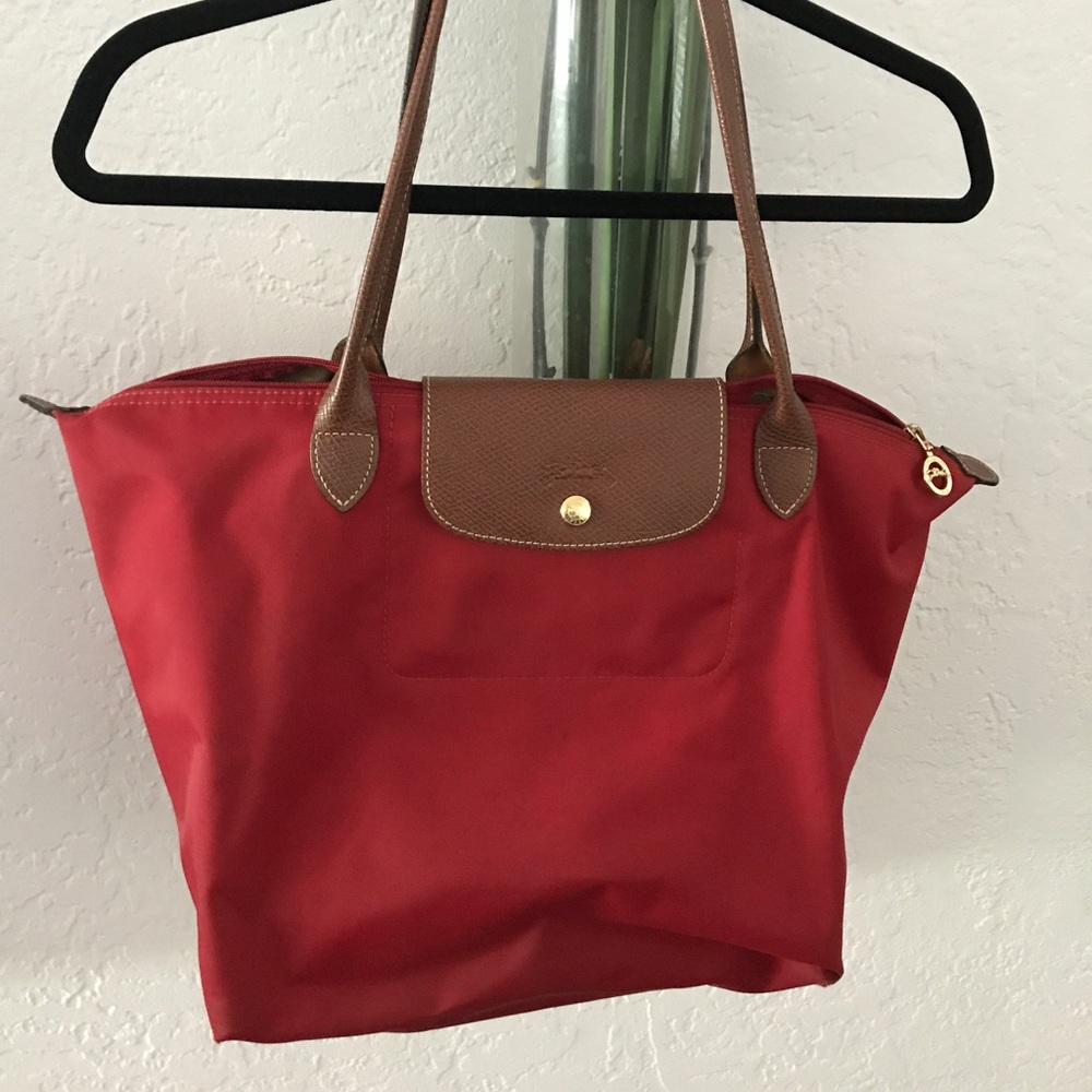 Longchamp Red Tote. Large