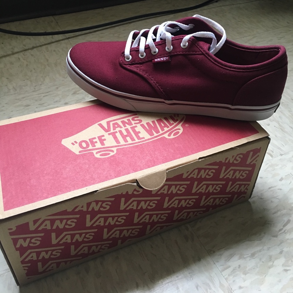 Wine colored vans