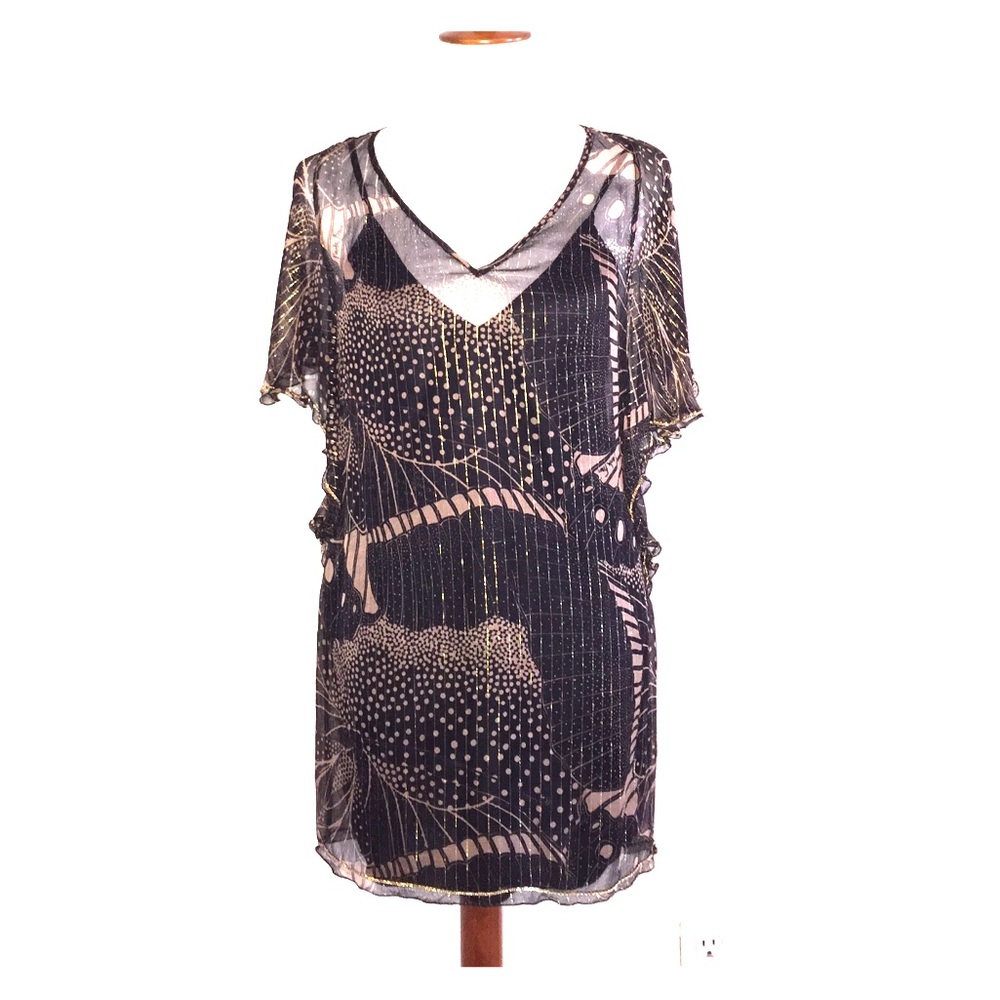 Paola frani brand new evening mini dress