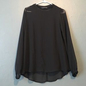 NWOT Zara Woman long sleeve blouse