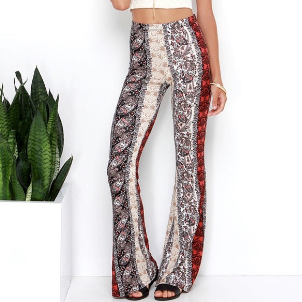 Boho flare pants