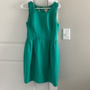 JCrew dress with pockets. Size 8, Teal Color