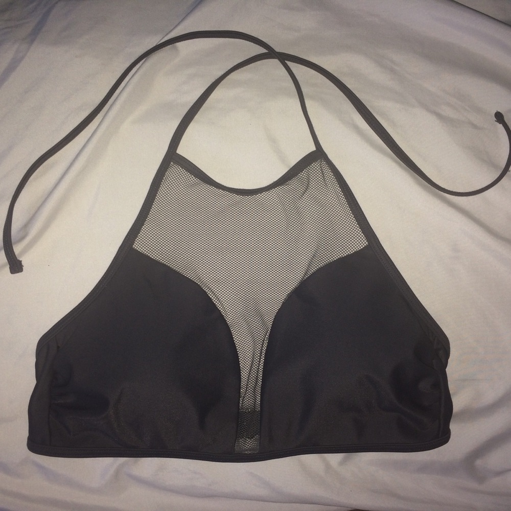 Mesh Halter Swim Top
