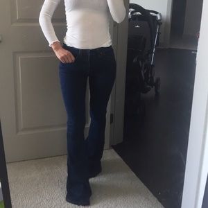 Free People High Waisted Flare Jeans