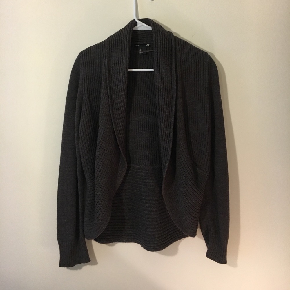 CHOCOLATE STRUCTURED CARDIGAN