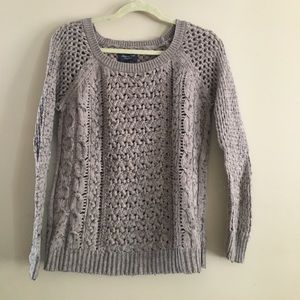 Light brown crochet sweater