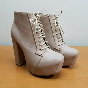 Platform Ankle Booties