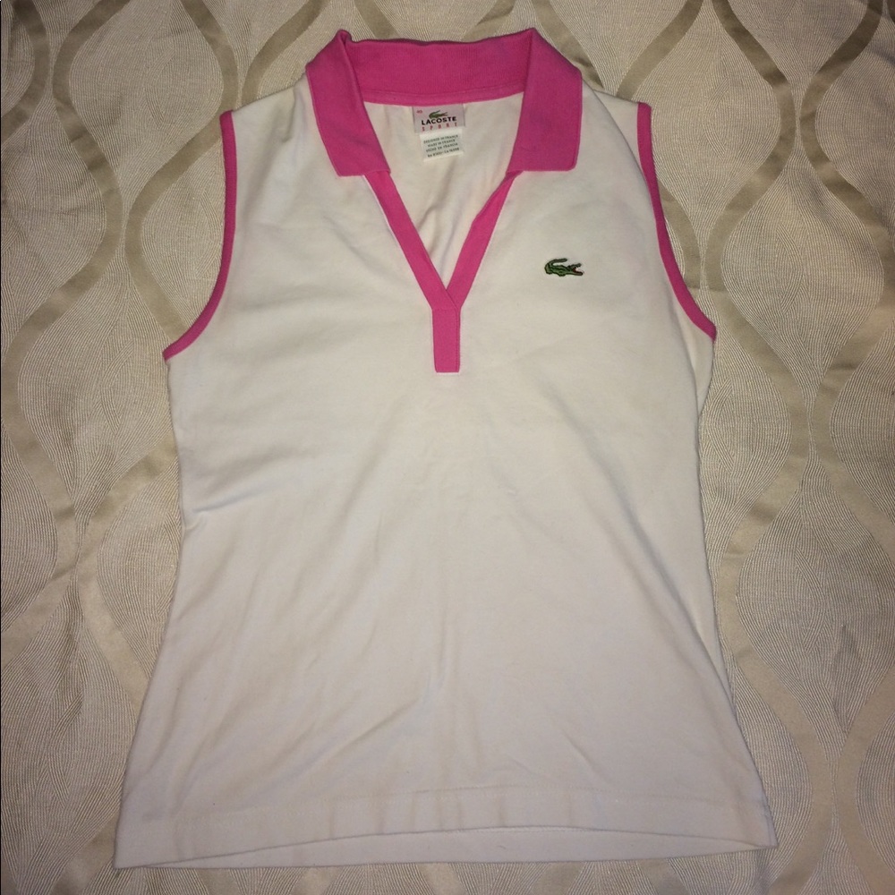 Lacoste Sport sleeveless polo shirt