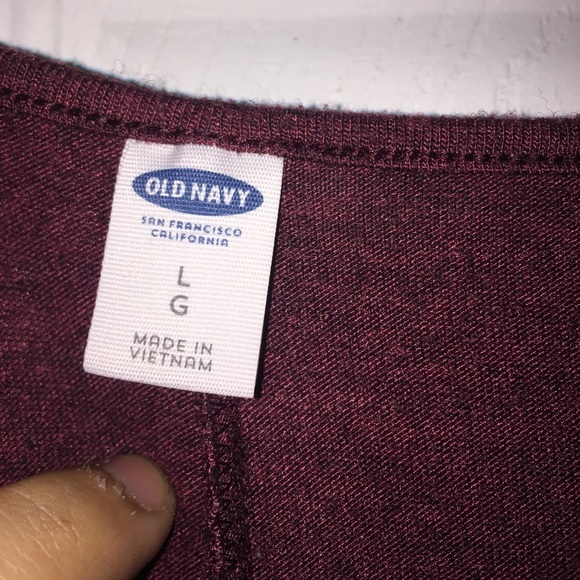 Maroon Sweater Dress - Picture 3 of 4