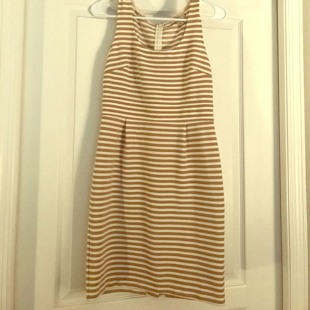 Loft 0 petite striped dress. So cute!