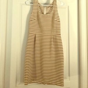 Loft 0 petite striped dress. So cute!