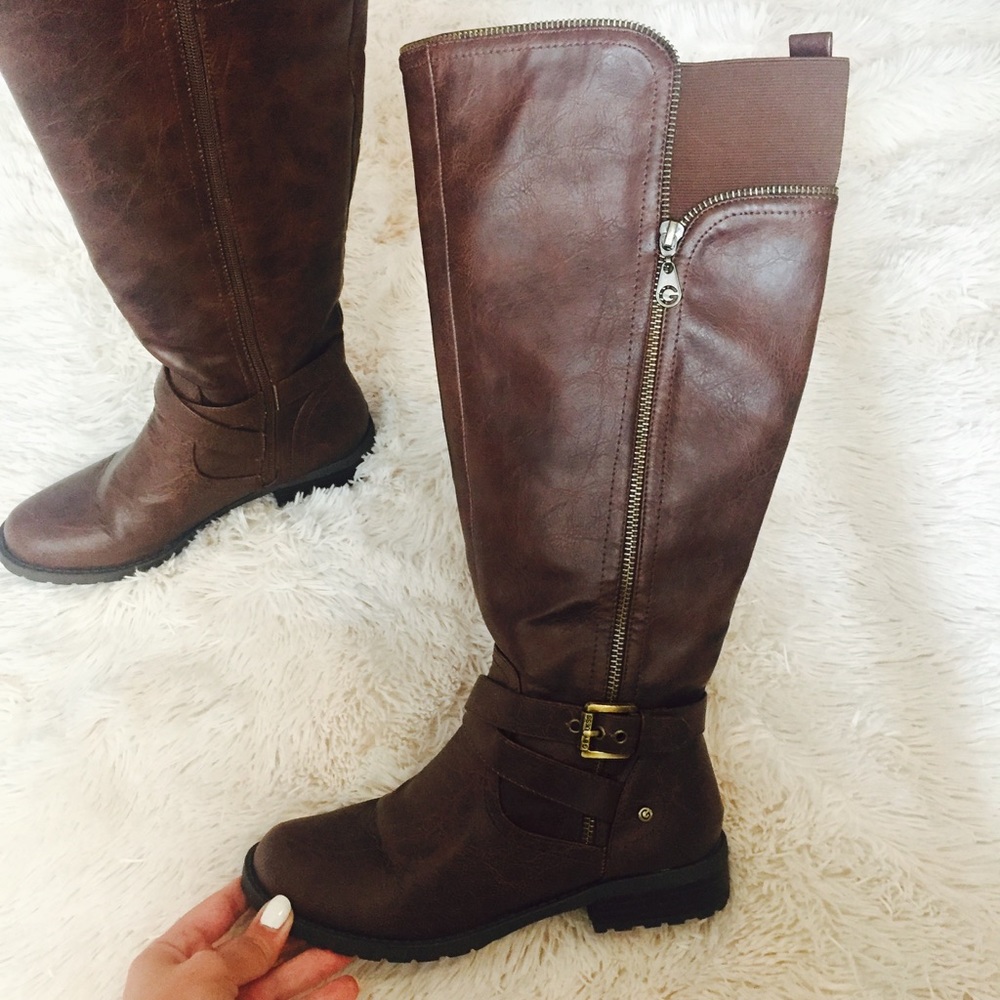 👢G By Guess Brown Leather Boots👢