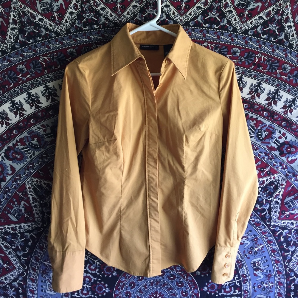 SOLD New York & Company Fitted Button Down Shirt