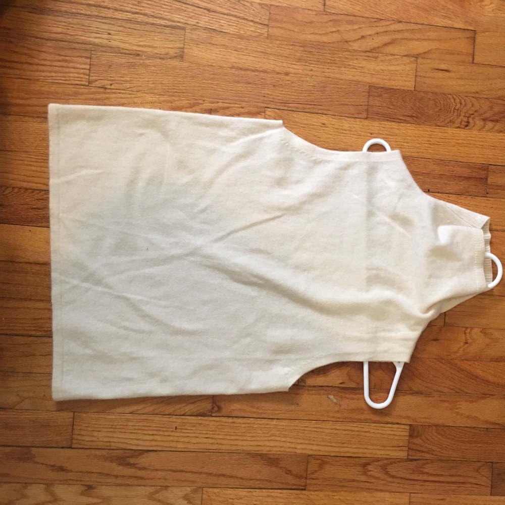 Anne Klein mock turtleneck in ivory