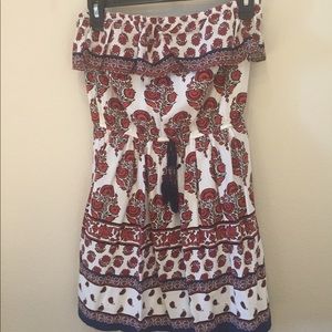 Strapless coverup/dress