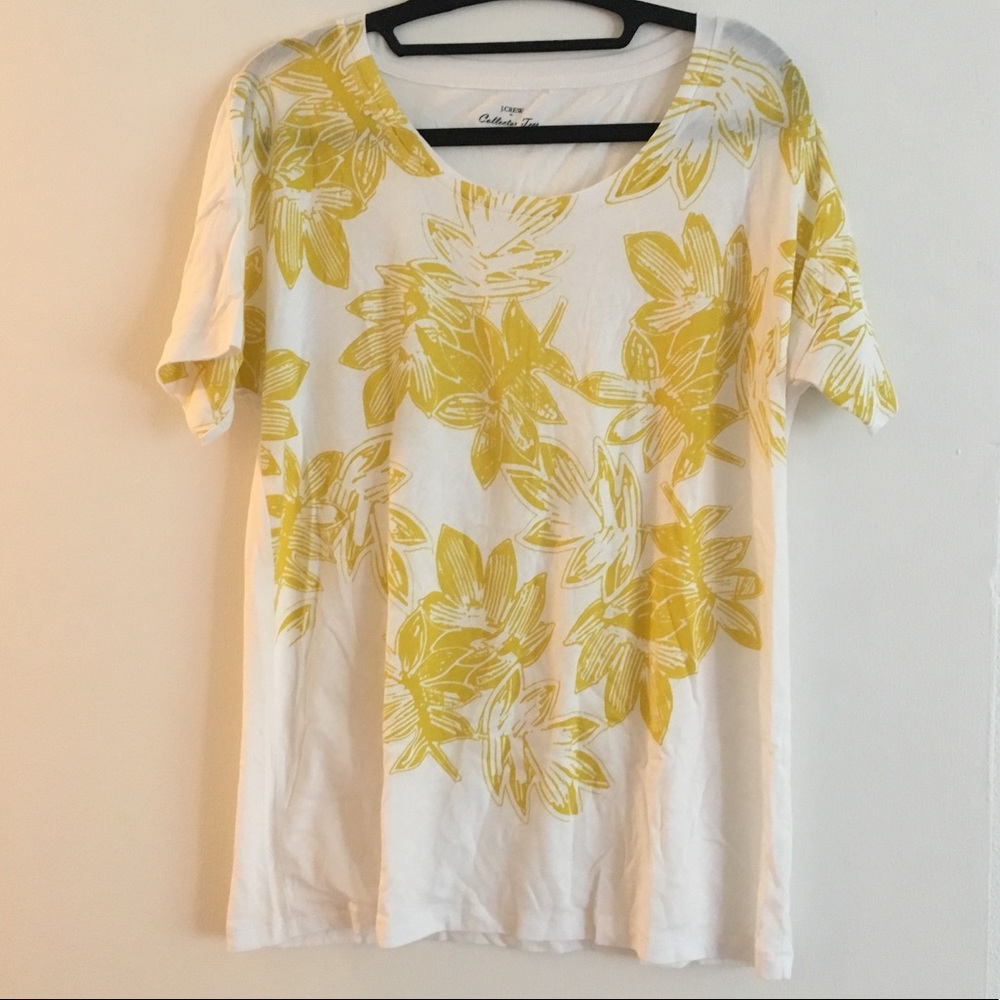 J Crew floral collector tee