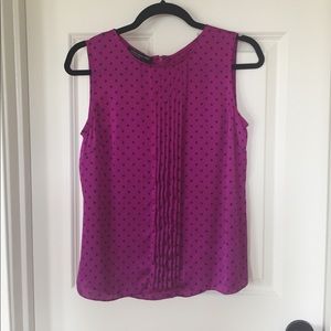 Polka dot business blouse