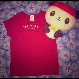 vintage y2k 90s red Old Navy graphic tee