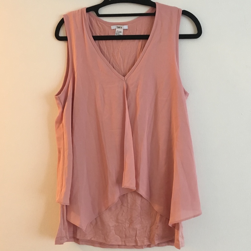 Bar III blush blouse