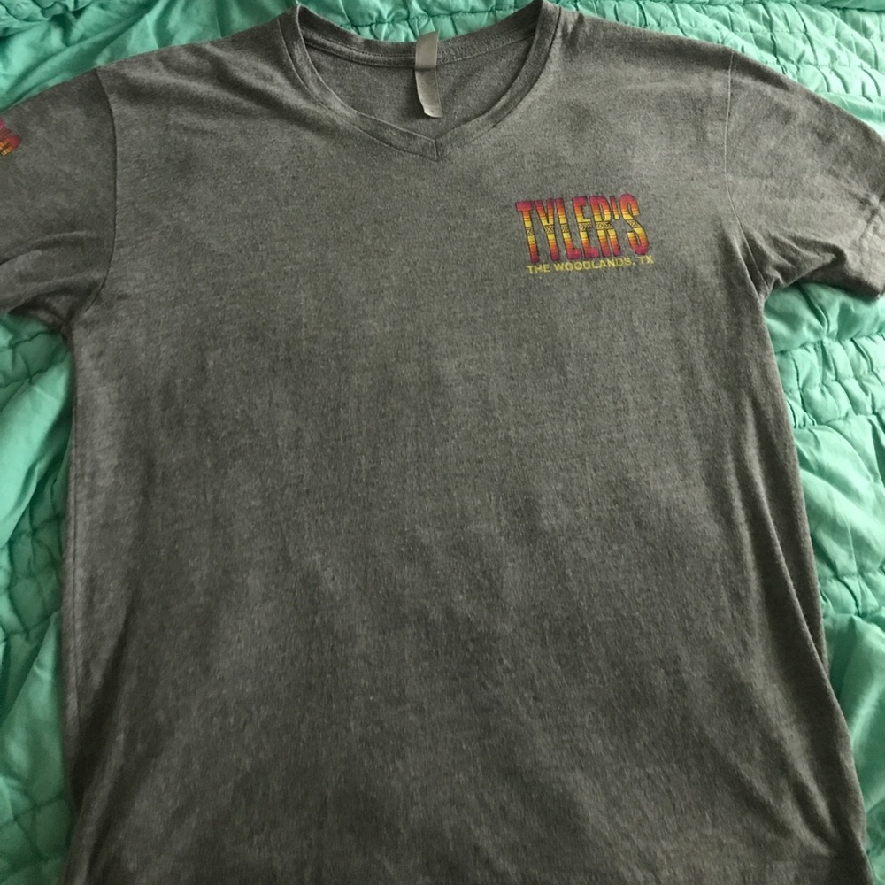 Gray Tyler's shirt