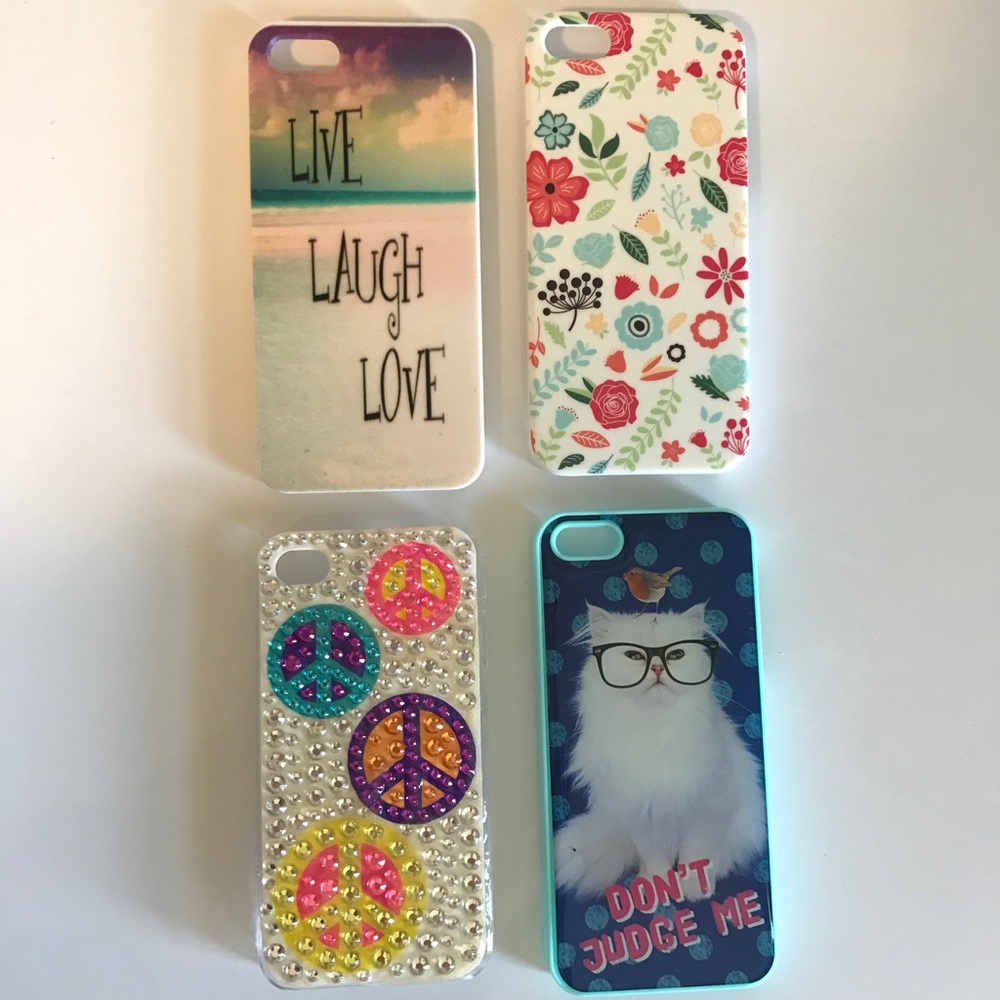 Four iPhone 5/5s cases