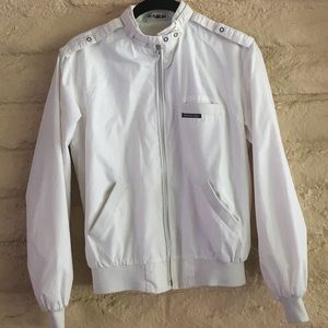 members only vintage white moto biker 80s jacket