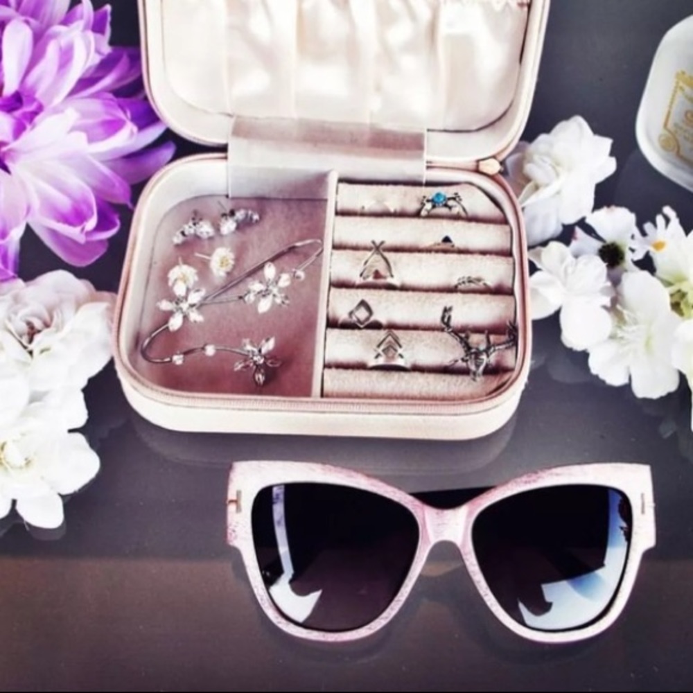 Pink hydrangea sunglasses