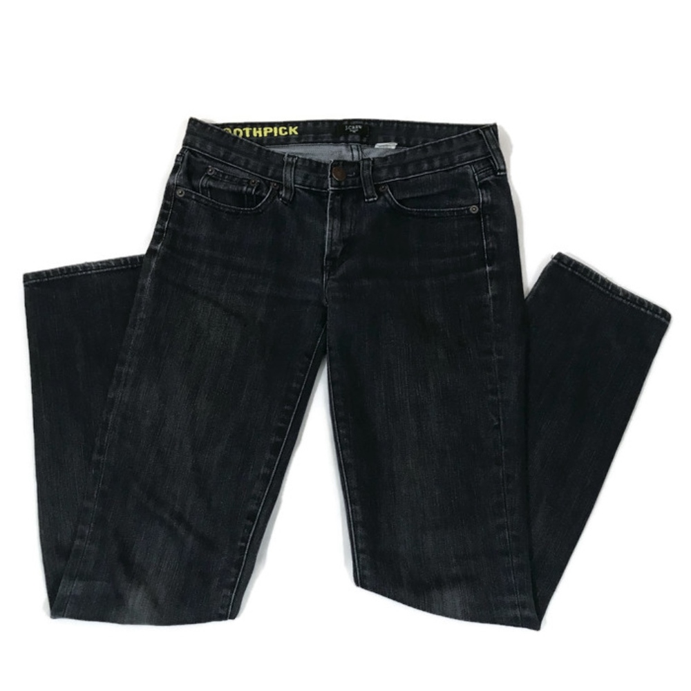 J Crew Stretch Toothpick Jeans Blue Skinny Jeans