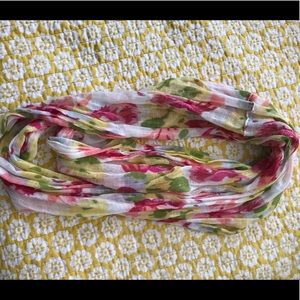 J.Crew Floral Infinity Scarf