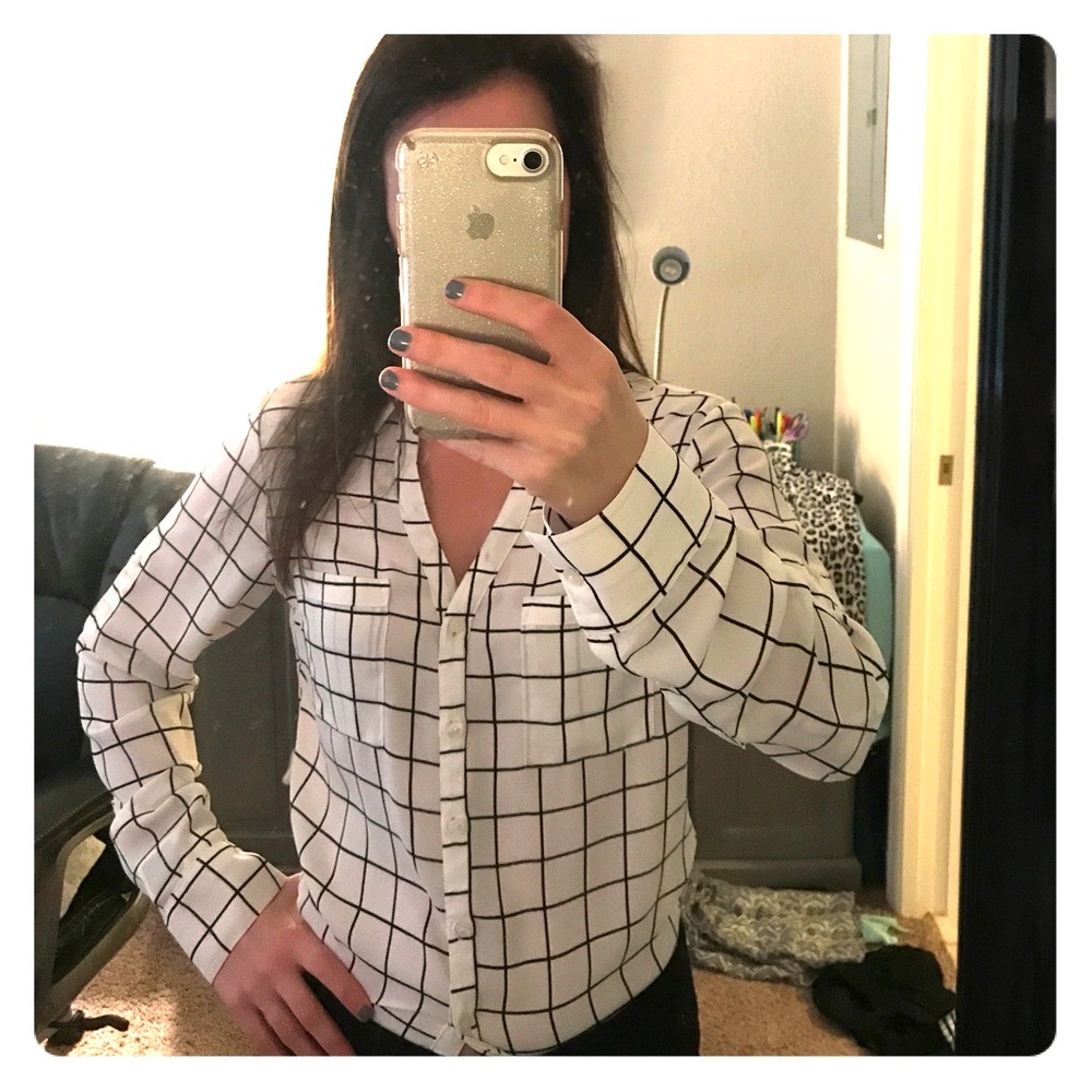 Express XS portofino buttoned shirt